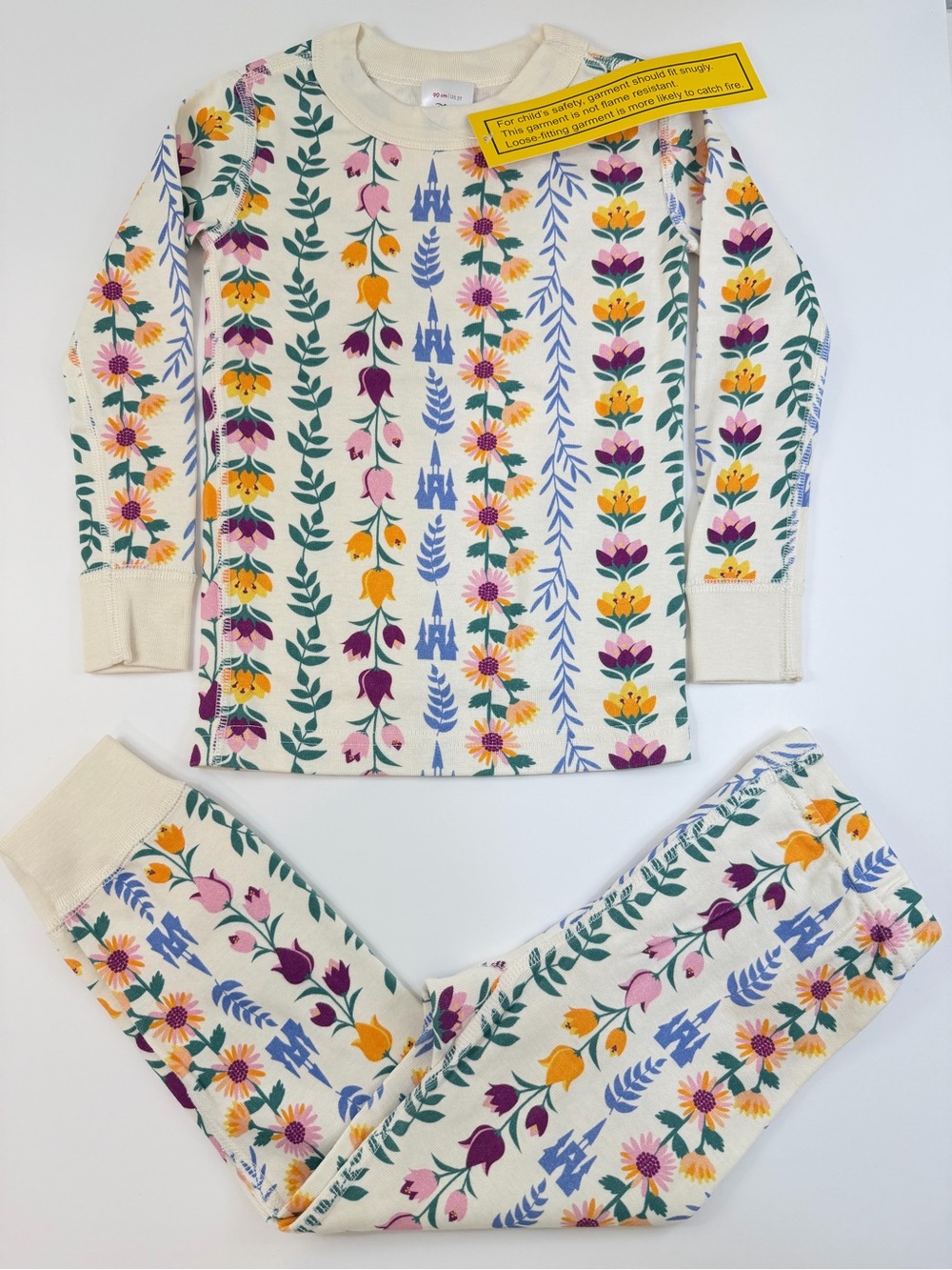 NWT Hanna Andersson Frozen Scandi Floral PJs 3T